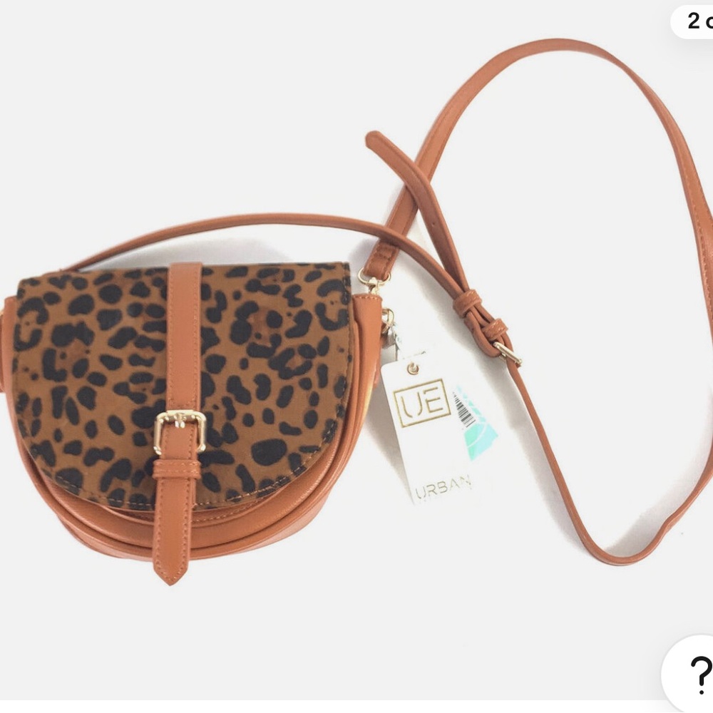 Urban Expressions Amaryllis Saddle Bag Faux Vegan Leather